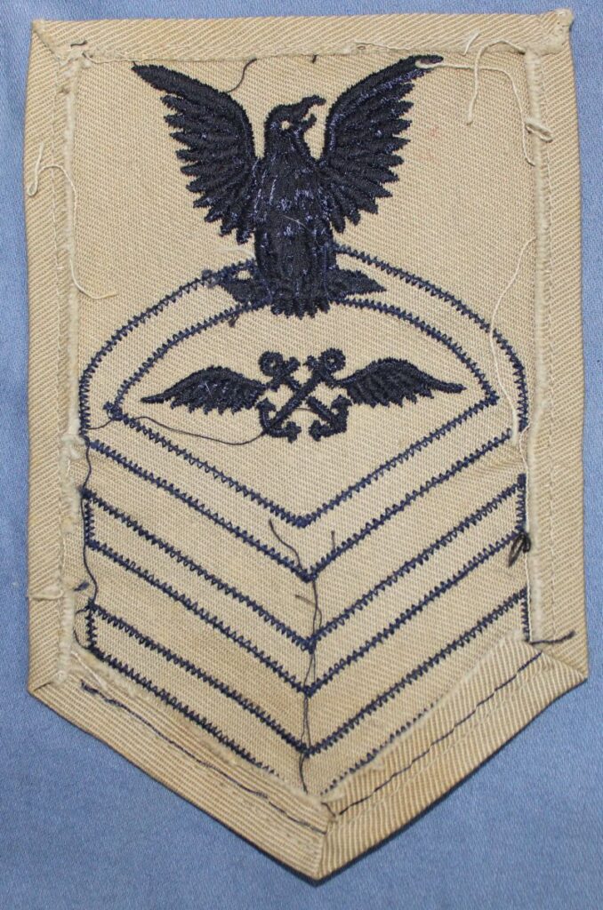 CPO Aviation Boatswains Mate Khaki Rate Griffin Militaria