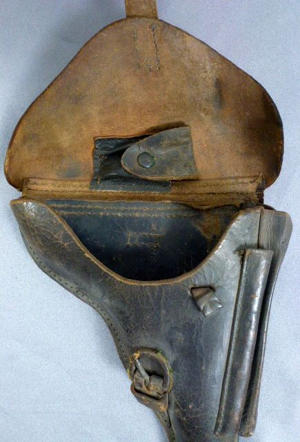 Uncommon 1906 Commercial Luger Leather Holster – Griffin Militaria