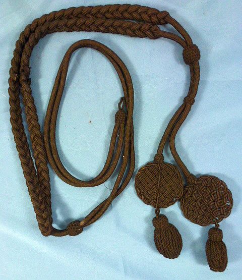 1902 Army Chaplain Corps Black Breast Cords – Griffin Militaria