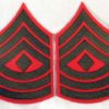 Pair Post WWII Marine Corps First Sergeant Chevrons