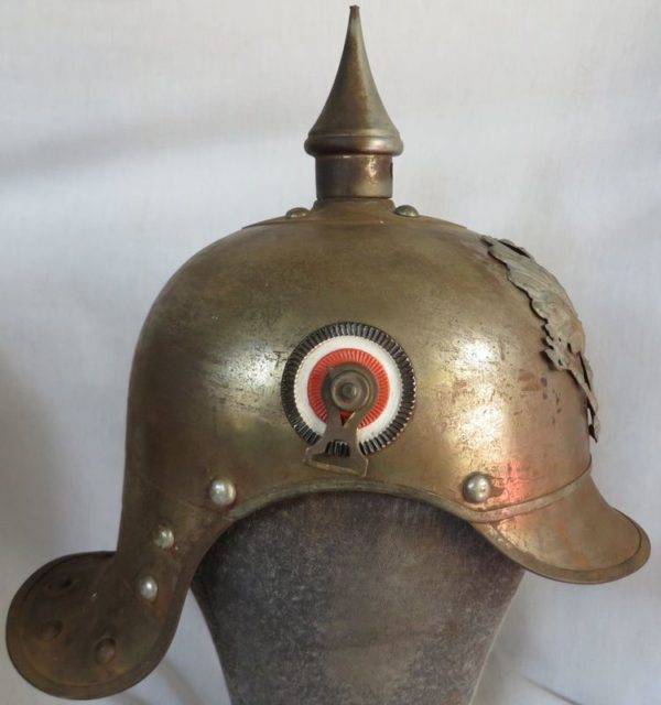 Prussian Model 1915 Currassier  Enlisted Helmet - Image 3