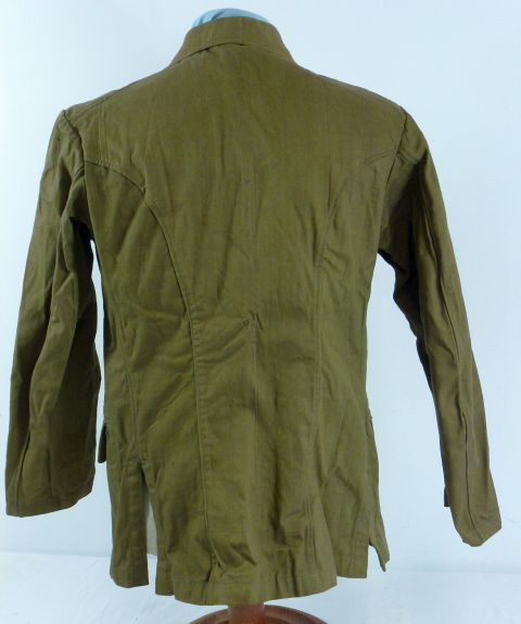 Japanese Navy Enlisted/NCO Olive Brown Summer Tunic – Griffin Militaria