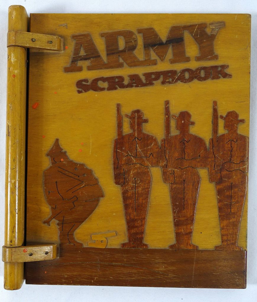 WWII Wooden Army Scrapbook Album Covers – Griffin Militaria