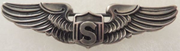 WWII 2" Amico Sterling Service Pilot Wing