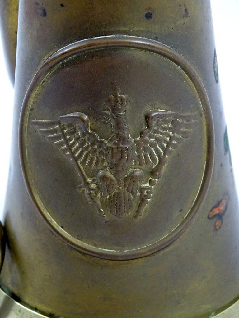 WWI Imperial German Field Bugle Griffin Militaria