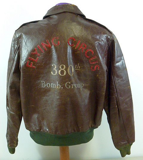 WWII Named Painted A-2 Flight Jacket with Unit History – Griffin Militaria