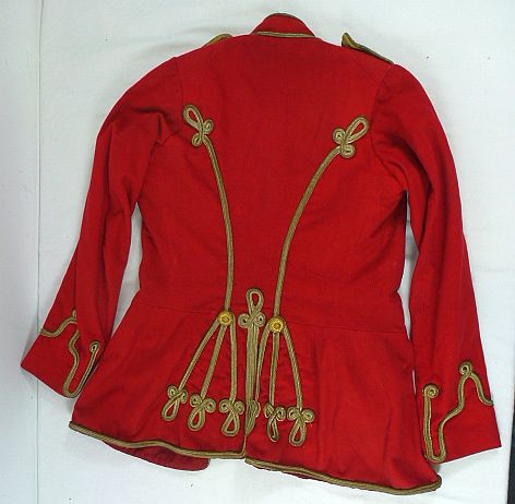 Red Imperial German Officer Attila Jacket – Griffin Militaria