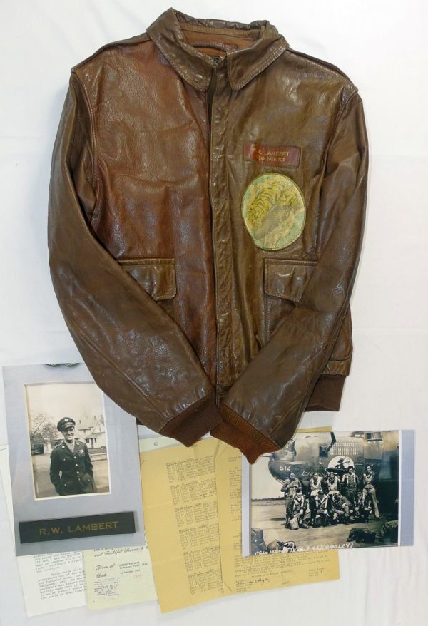 WWII Named and Painted 8th Air Force A2 Flight Jacket Group – Griffin ...