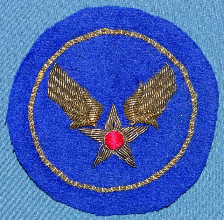 WWII Army Air Force Bullion Patch – Griffin Militaria