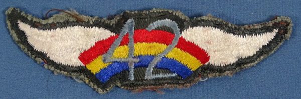 Theater Made Winged 42nd Division Rainbow Patch