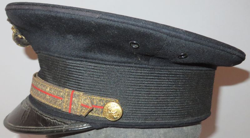 1917 Pattern USMC Company Officer’s Blue Cap – Griffin Militaria
