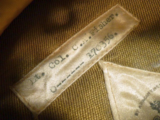 WWII Named British Made U.S. Army Officer Visor Cap – Griffin Militaria