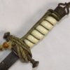 Untouched and Uncleaned Model 1902 Imperial German Navy Officer Dagger with Ivory Grip and Portepee - Image 7