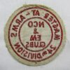 1950's Master At-Arms 24th Division Patch - Image 2