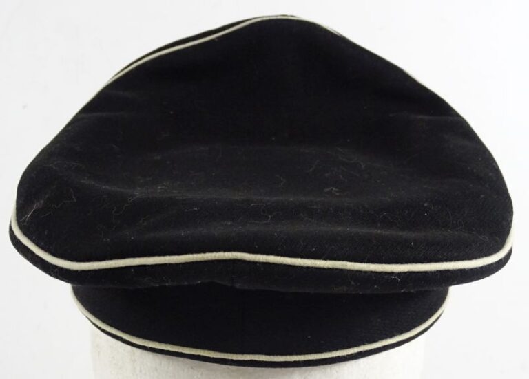 Early Allgemeine SS EM/NCO Visor Cap with Edelweiss – Griffin Militaria