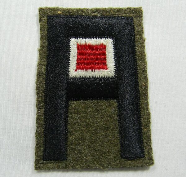 Interwar 1st Army Engineers Patch on Wool