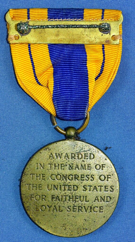 WWII Selective Service Medal with Ribbon Bar – Griffin Militaria