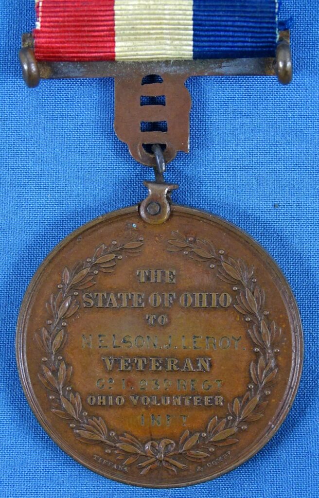 Named Ohio Civil War Veterans Medal by Tiffany & Co. – Griffin Militaria