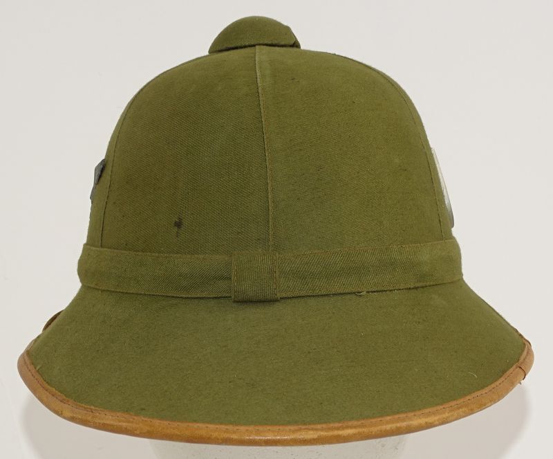 Near Mint WWII Luftwaffe Green Canvas Pith Helmet – Griffin Militaria