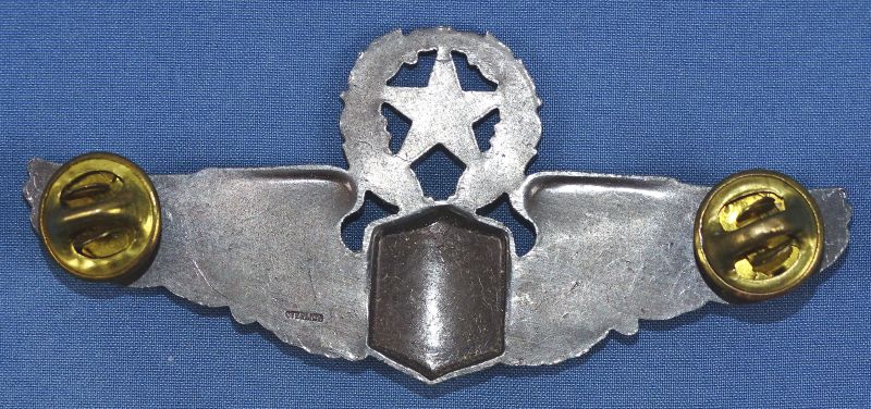 3 Inch Sterling Clutch Back Command Pilot Wing – Griffin Militaria
