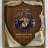 Boxed Cherry Point, North Carolina, Marine Corps Gift Plaque from Son to Mother