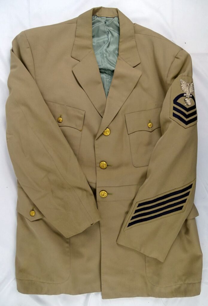 U.S. Navy Chief Personnel Specialist Khaki Uniform With Bullion Rate ...