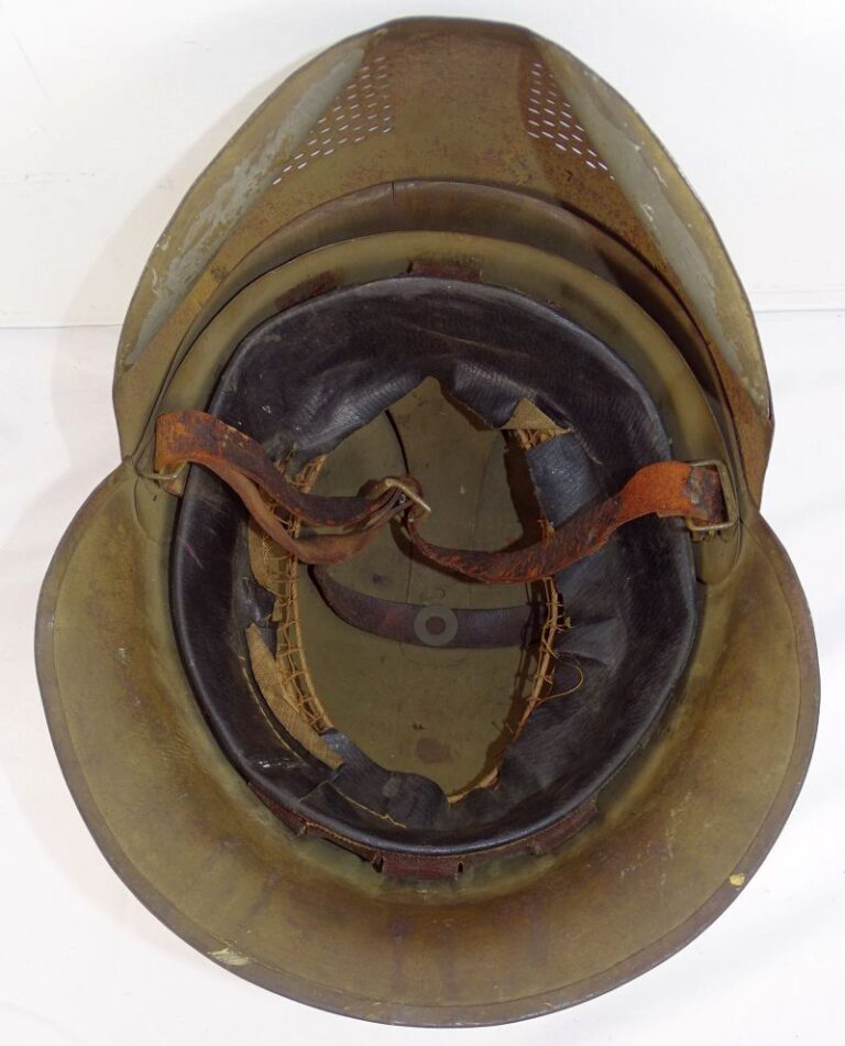 WWI Experimental Belgian Model 1917 Combat Helmet with Integral Visor ...