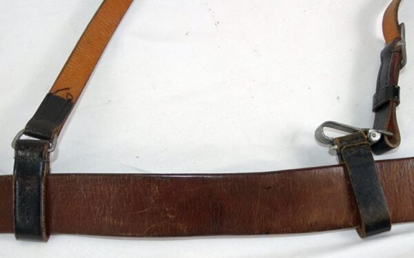 Allgemeine Ss   Waffen Ss Officer Belt And Ss Marked Cross Belt With 