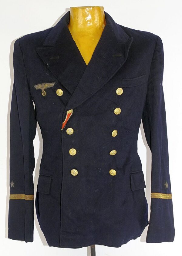 Named Kriegsmarine Leutnant zur See Reefer Jacket – Griffin Militaria