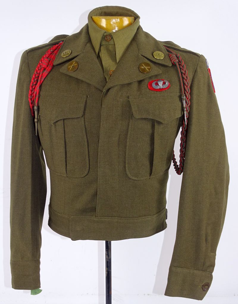 Named WWII 82nd Airborne Division Artillery Uniform with Cap and ...