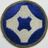 WWII 4th Service Command Patch OD Border