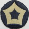 5th Service Command Patch on Felt