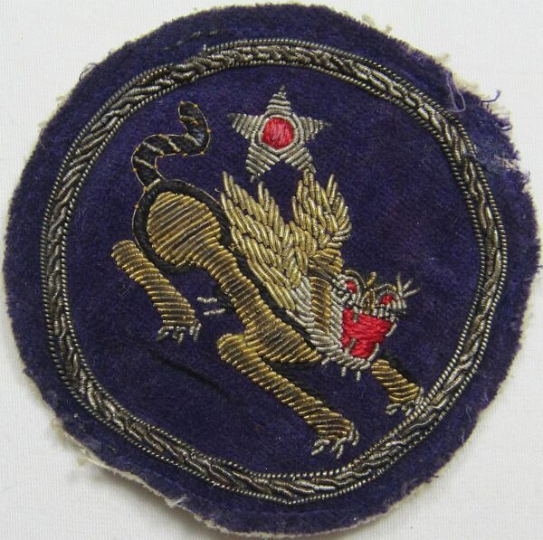 WWII Theater Made USAAF Reversed Direction 14th Air Force Bullion Patch