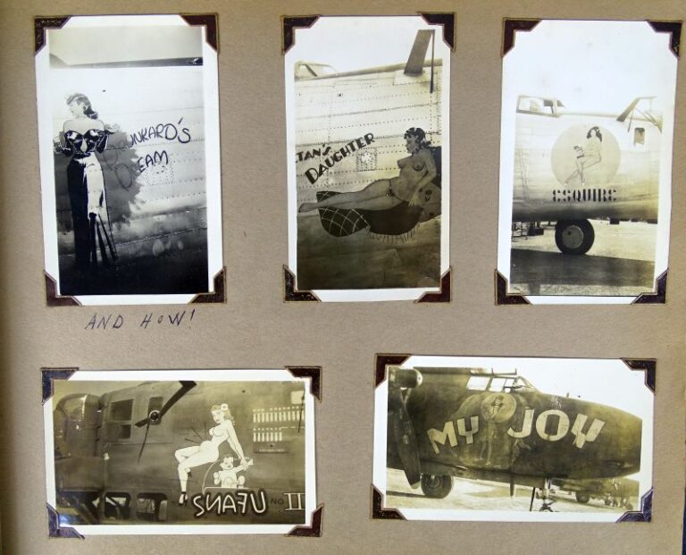 Large WWII Pacific Theater 380th Bomb Group Photo Album With Over 70 ...