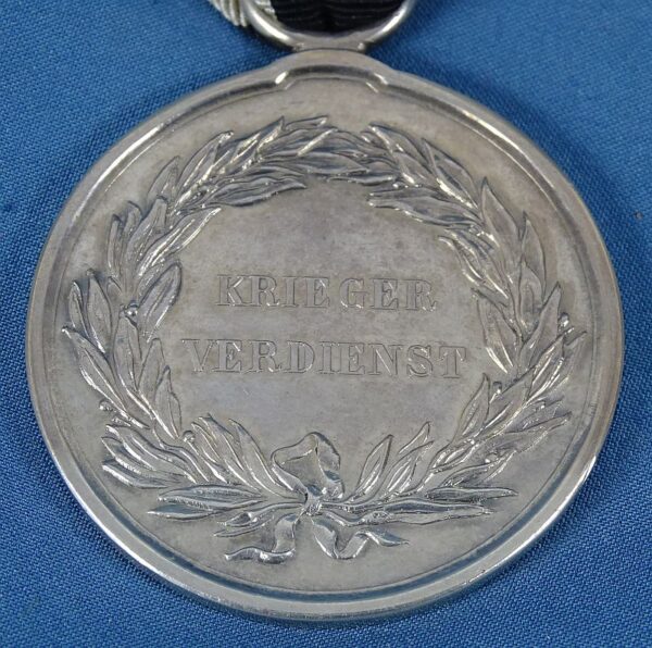 Rare German Colonial War Service Medal (Kriegerverdienstmedaille) First Class - Image 3