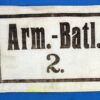 WWI German Arm.-Batl. 2. Armband