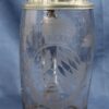 Late 1700s Blown Glass Stein With Wheel-engraved Bavarian coat-of-arms