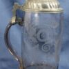 Late 1700s Blown Glass Stein With Wheel-engraved Bavarian coat-of-arms - Image 5