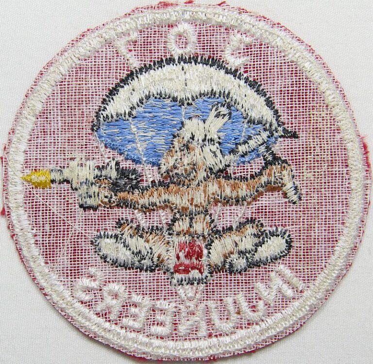 307th Airborne Engineer Battalion Patch on Twill – Griffin Militaria