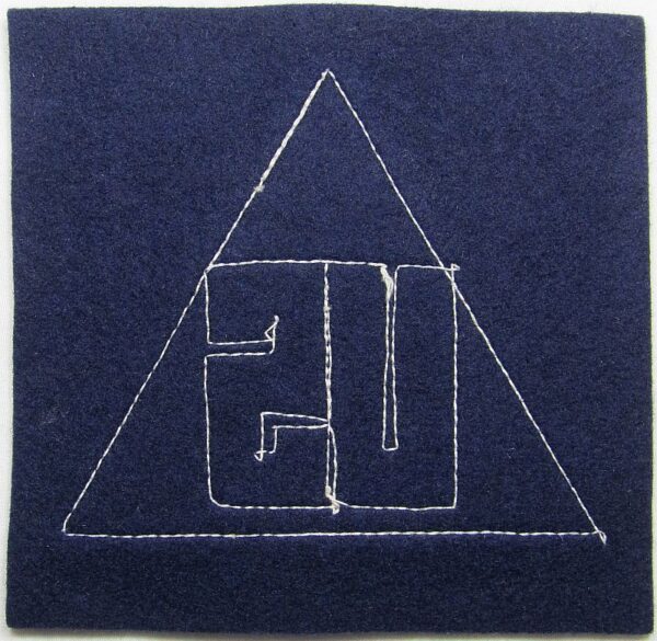 US Non-Combatant Patch on Felt - Image 2