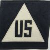 US Non-Combatant Patch on Felt