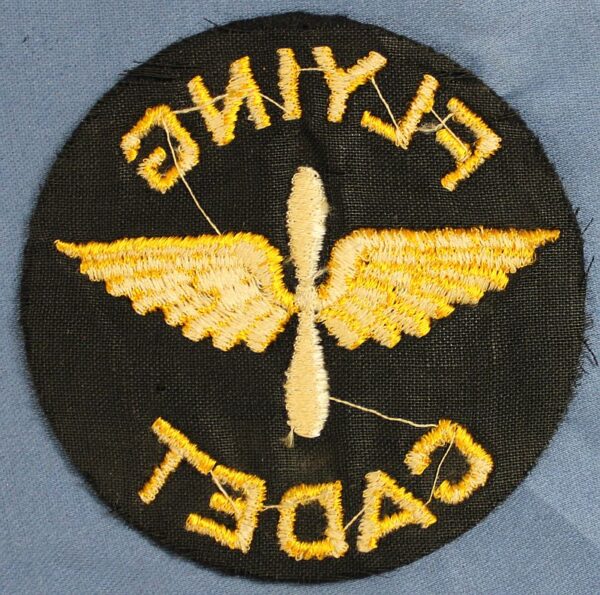 WWII Flying Cadet Patch on Wool - Image 2