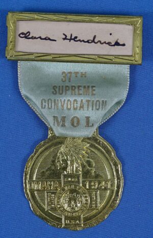 Named 1941 Military Order of the Lizard Supreme Convocation Badge
