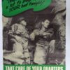 1944 U.S. Army Poster for Personnel: "Take Care of Your Quarters" from Fort George G. Meade