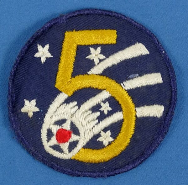 Australian Made 5th Air Force Patch on Twill