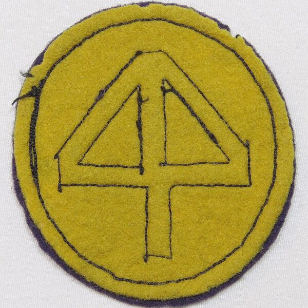 Pre WWII 44th Infantry Division Patch on Wool - Image 2