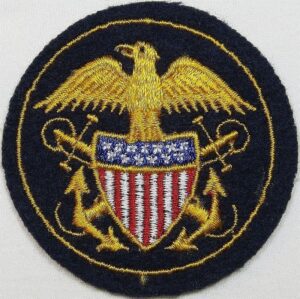 WWII Ex-Navy Patch on Felt