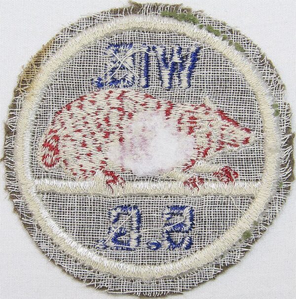 WWII Wisconsin State Guard Patch on Wool - Image 2