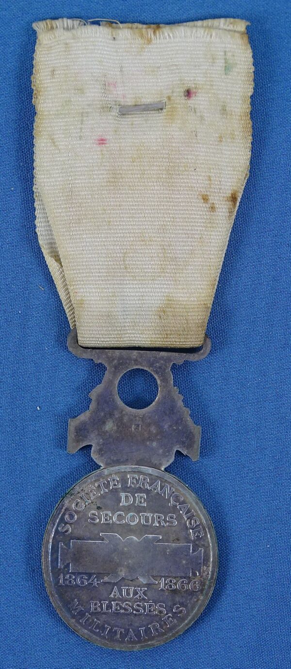 French Red Cross Medal 1864-1866 - Image 2