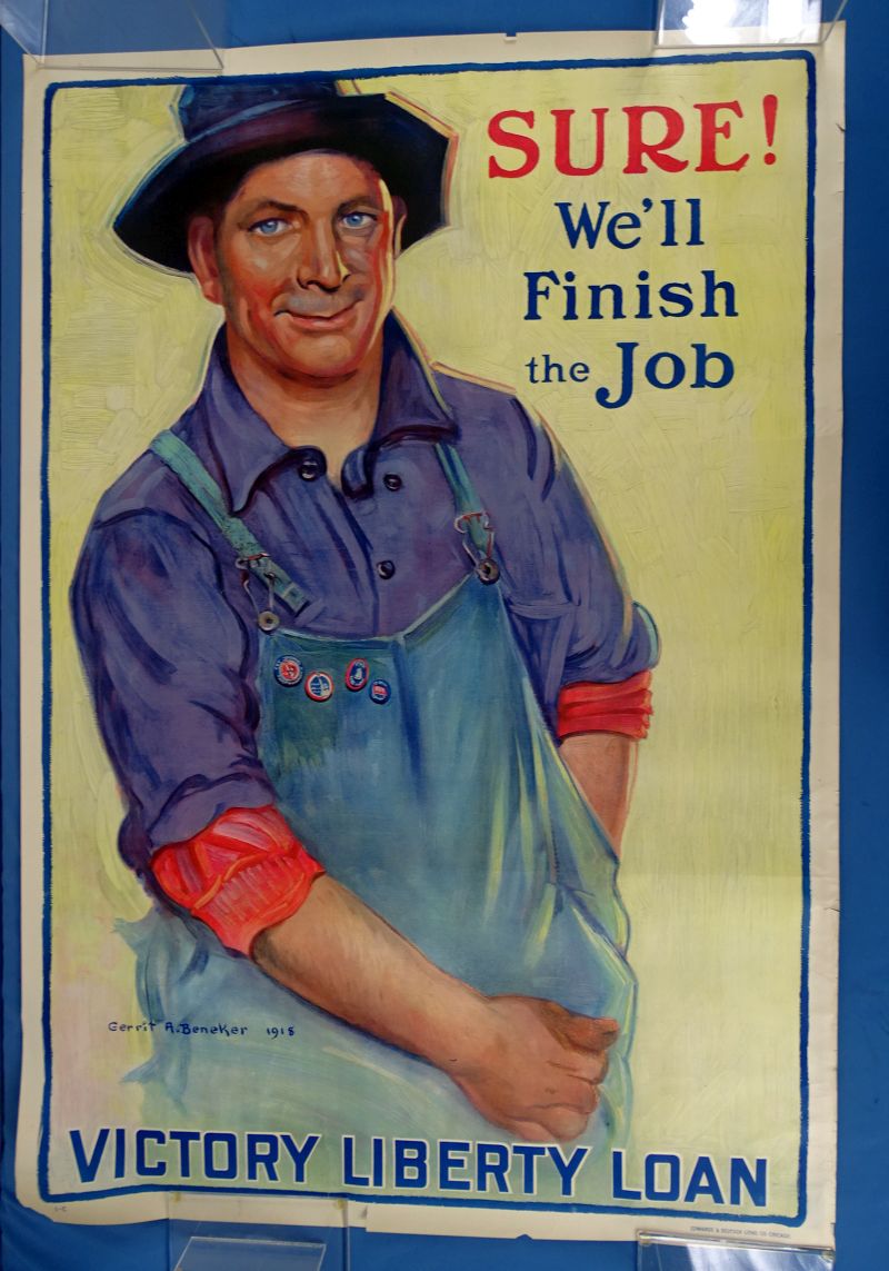 WWI Poster: “Sure! We’ll Finish the Job – Victory Liberty Loan ...
